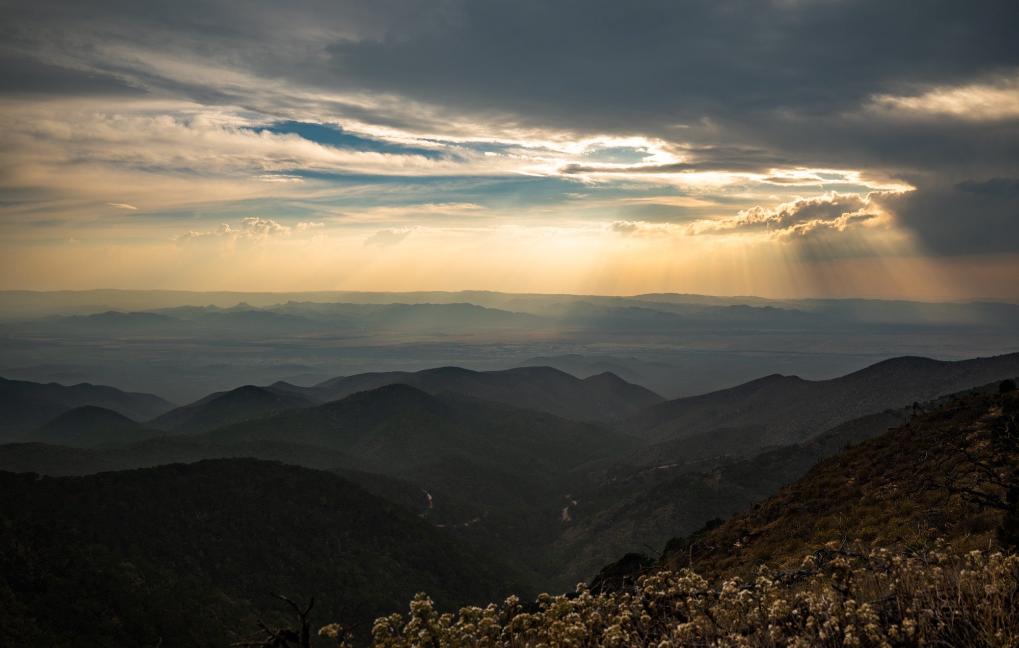 Montana mountain country at first light during archery season